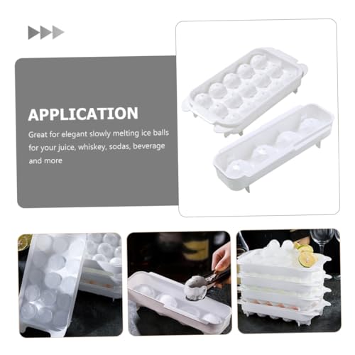 Molde para hielo en bola 2 piezas con tapas miniatura 3