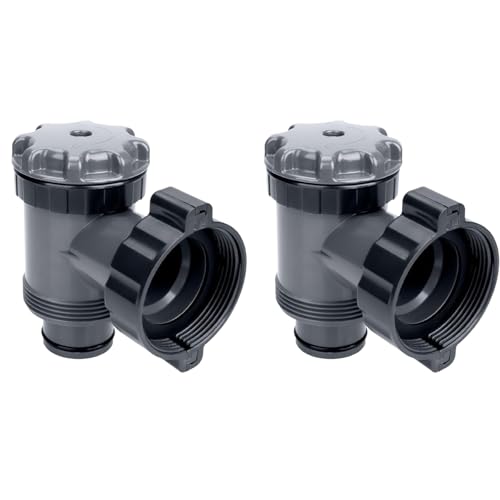 SIGANDG pour Entrée/Sortie pour Compatible avec Coleman,Intex, Bestway,pour Tuyau de 38mm Pouces,Pompe de Filtre de Piscine Hors Sol,Pièces de Rechange de...