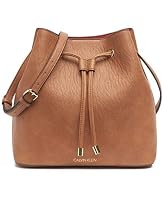 Calvin Klein Women's Gabrianna Bucket Shoulder Bag Handbag, Caramel, OS — image 2