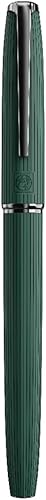 Miniatura 2 de Picasso 916 - Pluma estilográfica con diseño de tiras verdes con caja para escribir, punta extrafina, oficina, escuela de negocios