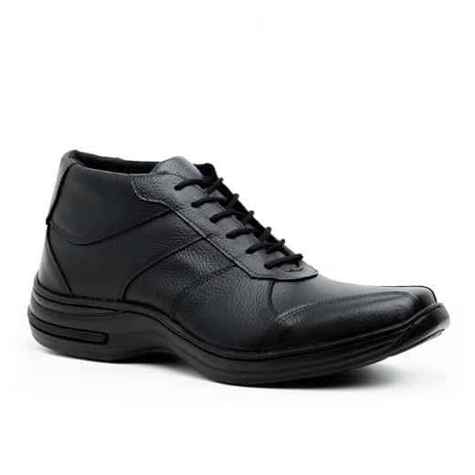 Bota Social Masculina Couro Legítimo Conforto Casual Clássica 5062 (44)