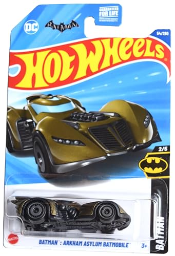 Hot Wheels Batman Arkham Asylum Batmobile miniatura 1