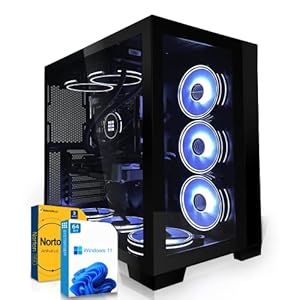 SYSTEMTREFF® High-End Gaming PC AMD Ryzen 9 7950X3D 16×5.7GHz | Nvidia GeForce RTX 4080 16GB DX12 | 1TB M.2 NVMe | 32GB DDR5 RAM | WLAN Desktop Computer Calculator for Gamers, Gamers & Streamers