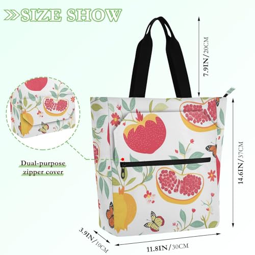 Bolsa de mano para libros infantiles con bolsillos escolares 4