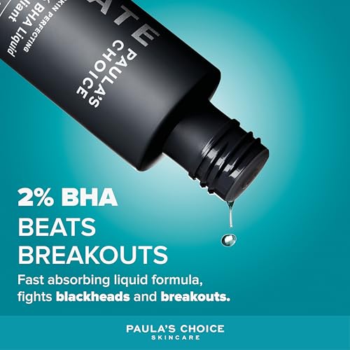 Paula's Choice Skin Perfecting 2% Bha Liquid Exfoliant - Face Exfoliating Peel Fights Blackheads & Enlarged Pores - For A Healthy Glow - With Salicylic Acid - Combination & Oily Skin - 118 Ml - 2