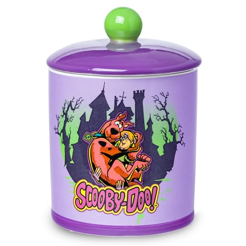 Silver Buffalo Scooby Doo Scooby Snacks Spooky Ceramic Cookie Snack Jar (Large)