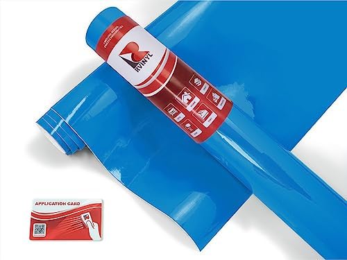 Avery Dennison SW900 632-O Gloss Light Blue Supreme Wrapping Film Vinyl Vehicle Car Wrap Sheet Roll - (84" x 60")
