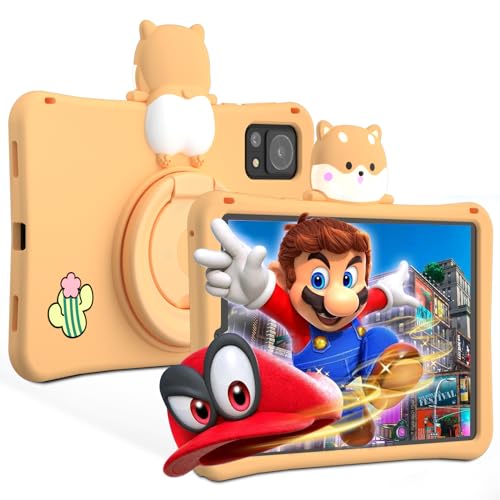 DOOGEE T20 Mini Kid Tablet Niños, Tablet 8 Pulgadas, Android 13 Tablet 9GB (4+5) RAM + 128GB ROM (TF 1TB), 13MP+5MP Cámara/ 5060mAh/ 4G Dual SIM/Face ID/BT 5.0, Tablet Infantil con Funda de EVA