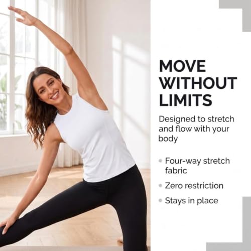 Image of Spyder Womens Workout Tank Tops - Seamless Workout Tank Tops Woman, Yoga Tops for Women, Athletic Activewear Gym Tanks