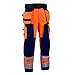 Produktbild Blåkläder Workwear Winter SoftshellBundhose Highvis 1567, 60, orange / marine, 1 Stück, 67-15672517-5389-C60