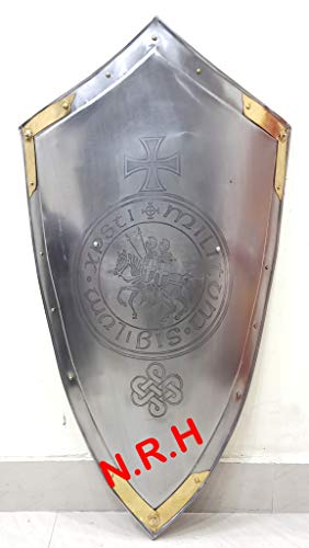 Nautical Replica Hub Medievale Armatura Marto di Spagna Cavalieri Scudo Templare per Battaglia