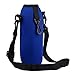 FEESHOW 750ml Sports Bouteille Couverture Bouteille d'eau Extérieur Transporteur 750ml Thermique Titulaire Sac Scald-Proof Case Couverture Manchon avec Sangle bleu 750ML