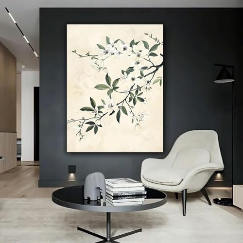 Poster mural de peinture florale pour creer une ambiance chaleureuse au restaurant