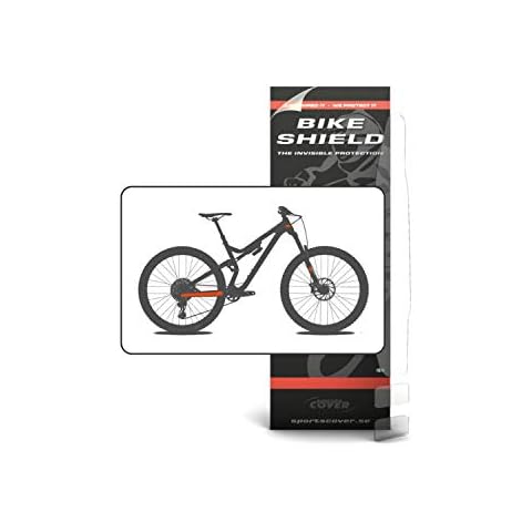 Bike Shield Chainstay and Cable Shield Kit, Transparent Gloss Cover