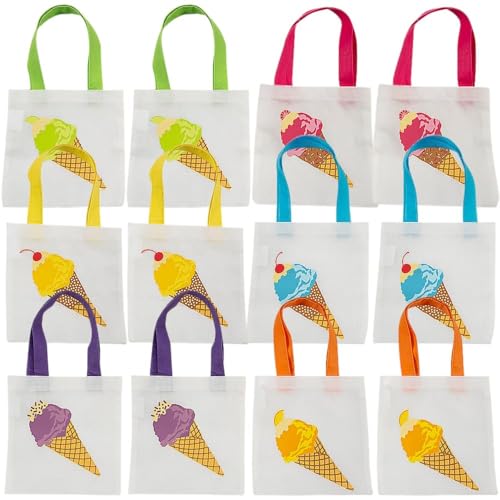 Reusable Ice Cream Tote Bags (set of 12)