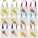 Ice Cream Tote Bags, Party Favor Bags, Assorted Designs (12)