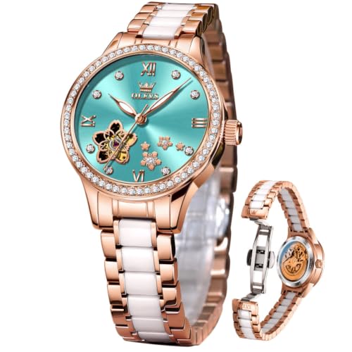 Image of OLEVS Womens Watches Automatic Luxury Dress Ladies Watch Self Winding Female Wrist Watch
