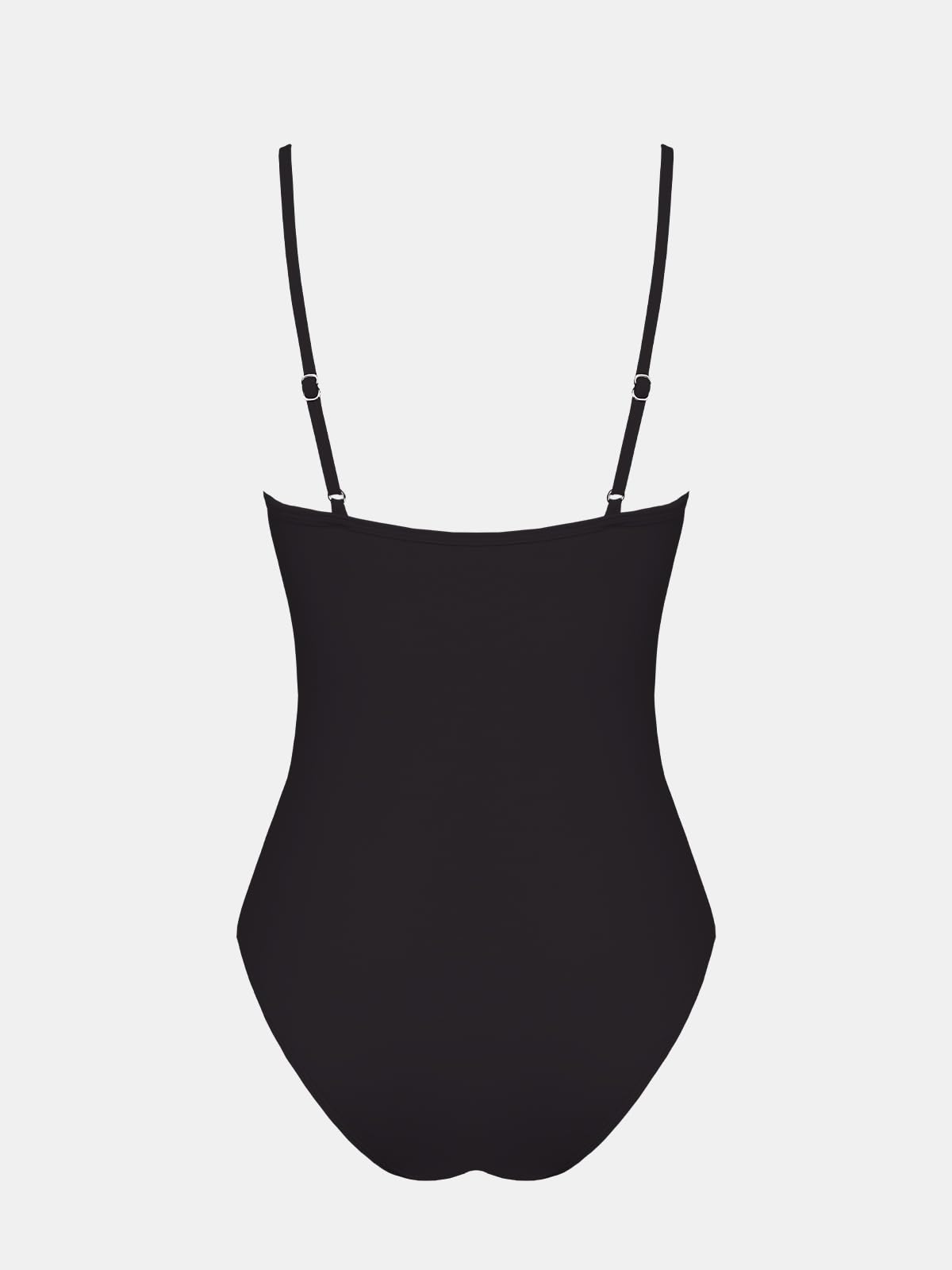 CUPSHE Maillot de bain une pièce pour femme - Effet push-up - Effet gainant - Effet gainant - Style rétro - Effet amincissant - Ruché