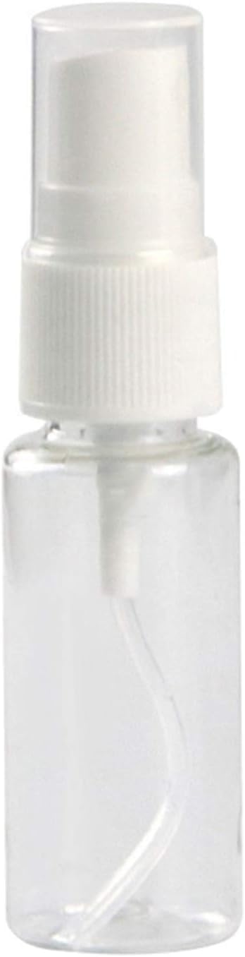 PurYupearl Empty Spray Bottles Refillable Portable Transparent Plastic Bottles Mini Liquid Containers for Travel 15ml Refillable Cosmetic Spray