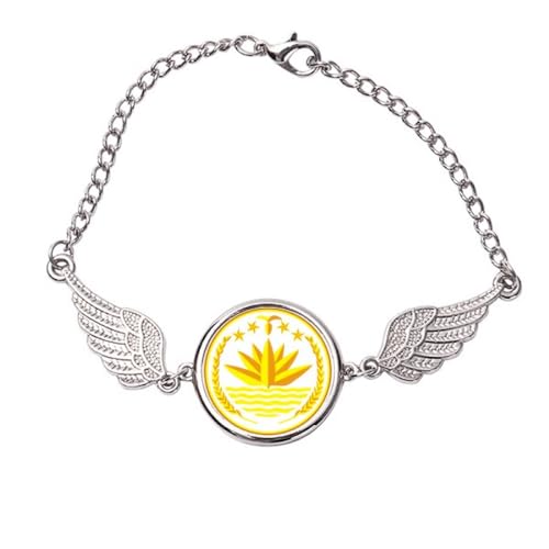 Bracelet Dhaka Bangladesh ailes d'ange, le bijou idéal pour vos soirées