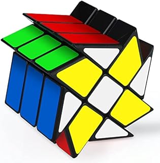 lunaoo Speed Magic Cube - Fenghuolun Cube 3x3x3 Brain-Teasing 3D Puzzle Fidget Toys, Christmas Stocking Fillers for Kids, Boys, Girls, Adults, Beginners and Professionals