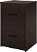 Ameriwood Home Core 2 Drawer File Cabinet, Espresso