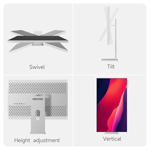 Image of 27 Inch 4K Computer Monitor, 144Hz Monitor Nano IPS 1ms, 99% DCI-P3 Color Gamut, 3000:1, Height Adjustable Stand, DP HDMI USB-C 65W for PC,PD2706Ultra