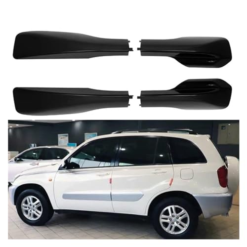 Barres de toit Toyota RAV4 : kit 4 caches anti-infiltration pour rail de galerie ABS