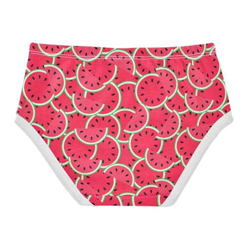 Little Girls' Soft Cotton Underwear Kids Breathable Comfort Watermelon Panties Briefs Toddler2