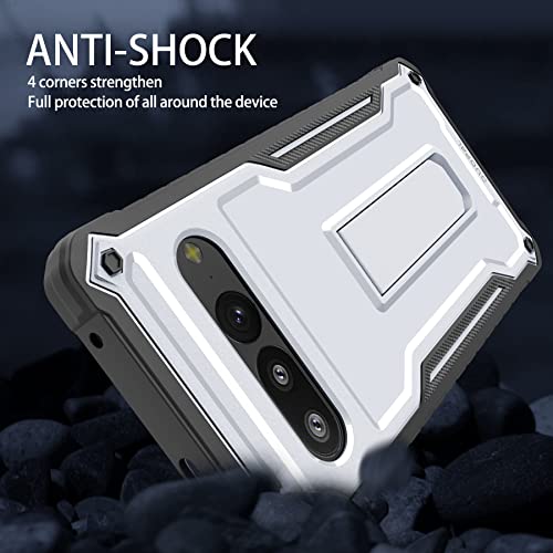 Image of for Google Pixel 7 Pro Case,Military Grade Protection Shockproof Case Built-in Kickstand Compatible with Google 7 Pro Phone 6.7 Inch (Grey)