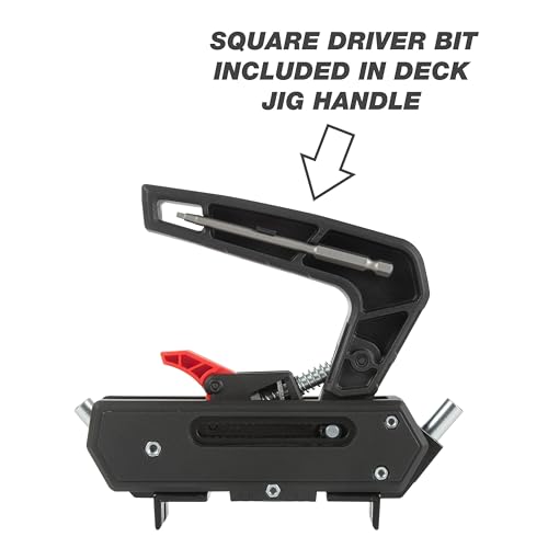 Trend Concealed Screw Deck Jig, Installs Decking Without Visible Fasteners for Accurate Board Spacing & Prolonged Decking Life, DK/JIG