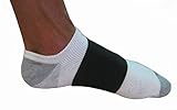 FlexaMed Adjustable Foot Arch Bandages with PORON Cushion Pair - S/M