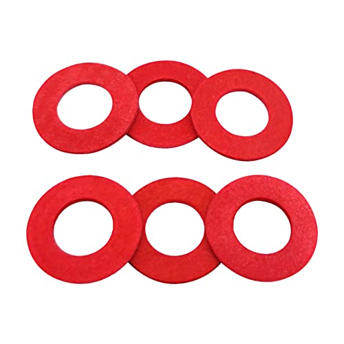 Mlysnd Fibre Washers Kit - Red Seal Steel Paper Flat Washers M8, M6, M5, M4, M3, M2.5, M2 Insulation Assorted - Image 4
