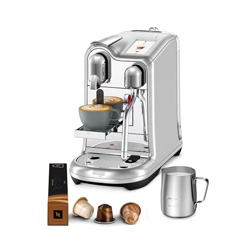 Nespresso Creatista Pro Kaffeemaschine von Sage, Edelstahl, Brushed Stainles Steel