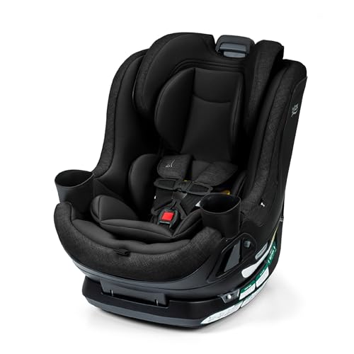 Image of Britax Galaxy360 Slim Rotating Convertible Car Seat - Raven Black | 2-in-1 Rotating Car Seat for Infants & Toddlers, 360 SwivelSmooth Steel Ring, Extended Rear Facing, ClickTight Installation