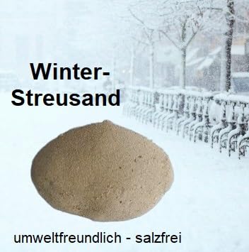 25 kg Streusand Streumittel Streukies Streuen Winter Streugut umweltfreundlich