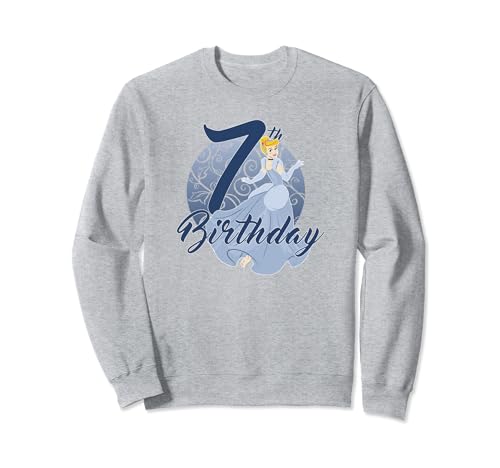 Sweat Cendrillon Disney 7 ans pour fille en coton rose