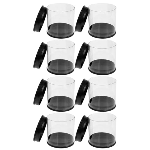 Estuche para balones de golf transparente de plástico con 8 unidades de organizador