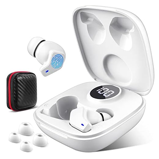 TITACUTE Wireless Earbuds Bluetooth Headphone for iPhone 13 Pro Max 14 12 11 XR Samsung S22 Ultra S21 S20 Galaxy Z Flip 4 A53 A13 Google Pixel 6 7 Android in-Ear Headset Noise Canceling USB C Earphone