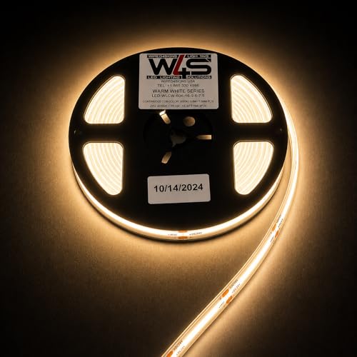 Tira LED COB 24V Impermeable IP67 Luz Blanca Cálida 25M miniatura 1