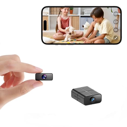 XNJ Mini Kamera, 4K HD Überwachungskamera Innen, 2,4/5 GHz WLAN...