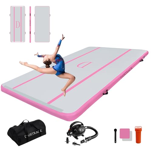 Tapis de gymnastique gonflable 4m 5m d'entraînement et yoga avec pompe électrique
