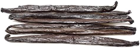 Slofoodgroup - Gourmet Vanilla from Tahiti - Real Tahitian Vanilla Bean Pods - 6 Count - For Cooking, Baking, and Vanilla Extract