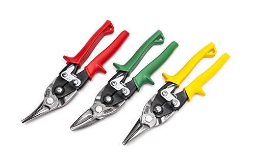 Crescent Wiss 9-3/4" Metalmaster® Compound Action Straight And Right Cut Aviation Snips - M2R, Multi, One Size #TOP6