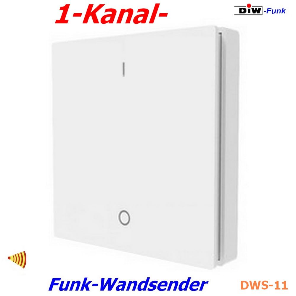 Intertechno ITL-510 Funk-Jalousieschalter mit Funk-Wandsender DWS-11 und Funk-Keysender DKS-10