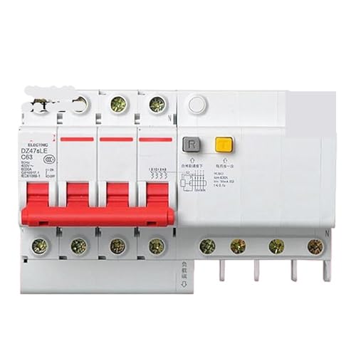 Disjoncteur de fuite à la terre 4P 125A DZ47sLE pour tableau électrique