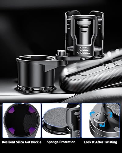 Adaptador Expandible Portavasos para Auto 2 en 1 miniatura 4