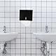 Cabilock Wand-Badetaschenspender C Falter Papierhandtuchspender Mehrfach-Handtuchspender (Schwarz)