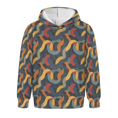 Color Rope Boys Girls Pullover Hoodie Sweatshirt with Pocket 4 Years 202b5317