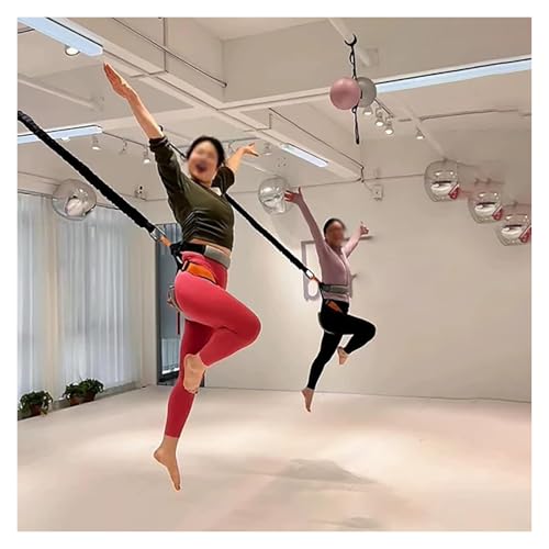 MZZKFC Corda Elastica Bande Elastiche per Interni, Bande per L'allenamento con Bungee per Migliorare L'agilità E L'equilibrio, Bande Elastiche per Il Fitness in Casa(L(148.8-170.6 lbs/67.5-77.5kg))